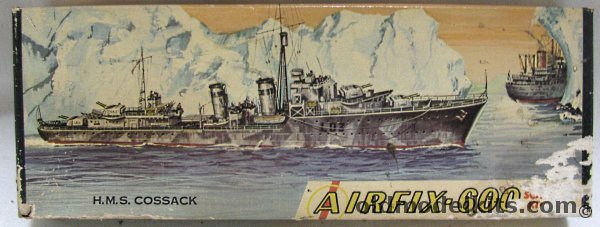 Airfix 1/600 HMS Cossack Tribal Class Craftmaster Issue, S3-39 plastic model kit